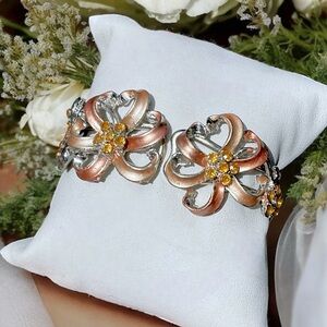 🌺Vintage Enamel Clamper Bracelet